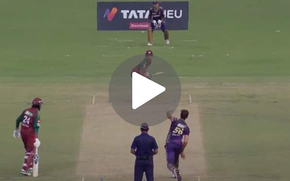 [Watch] Starc Spoils Pooran's Powerful Show; Uses His Experience To Bring Joy To KKR Fans
